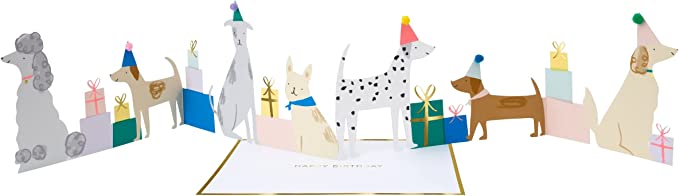 MERI MERI Dog Party Concertina Card