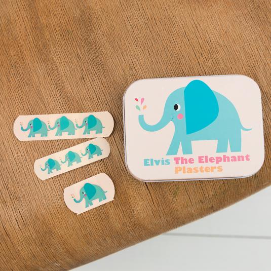 REX LONDON ELVIS THE ELEPHANT PLASTERS IN A TIN (PACK OF 30)