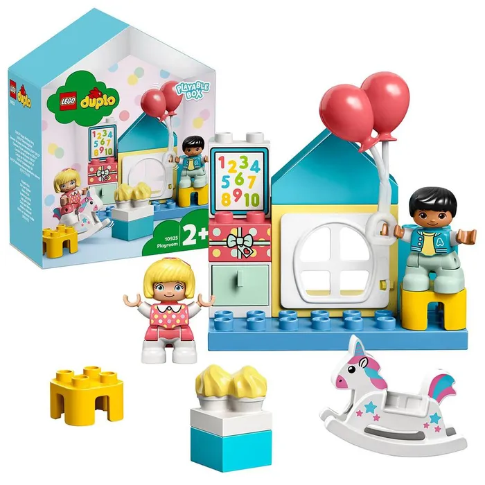 LEGO DUPLO Town Playroom Playable Dolls House Box